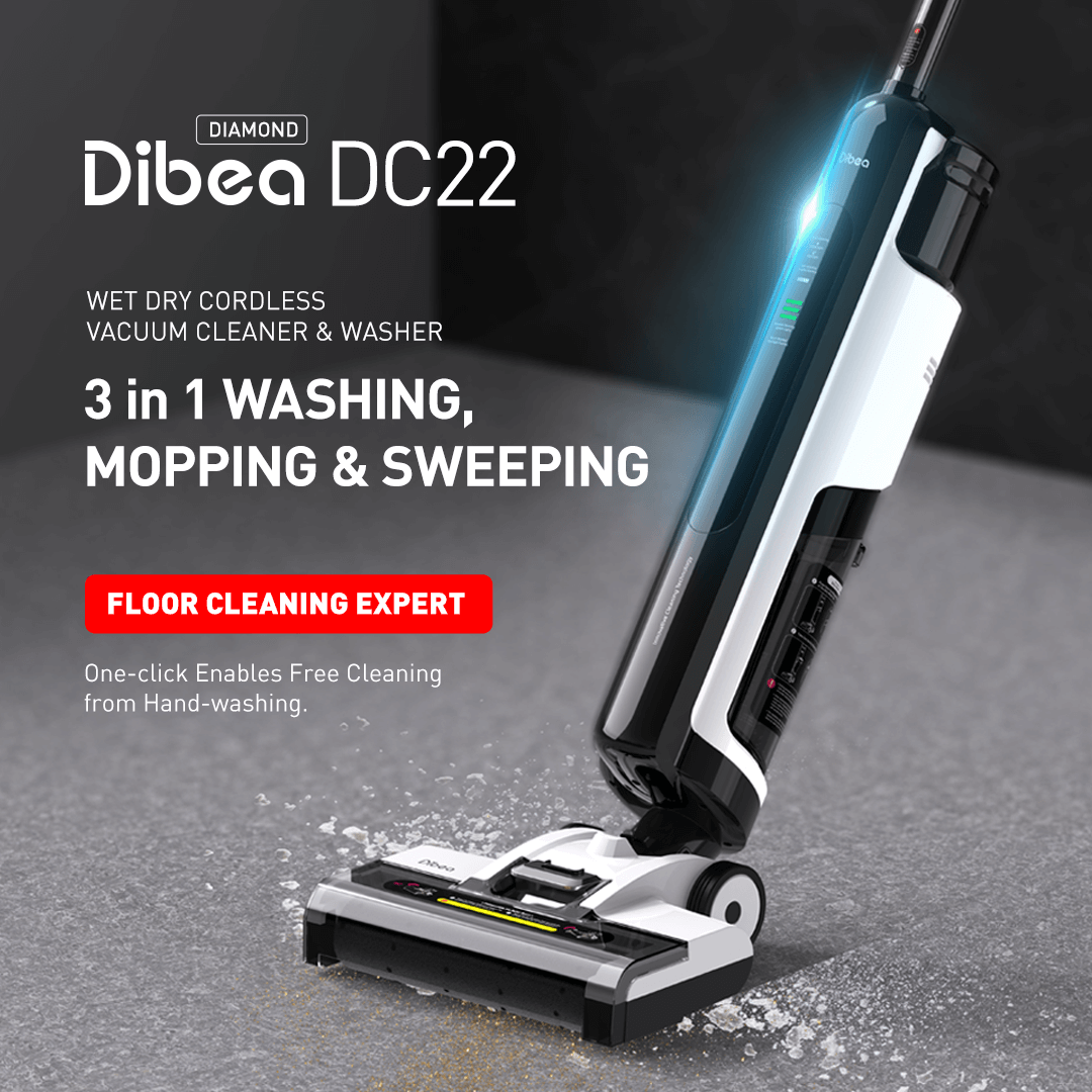 dibea vacuum mop