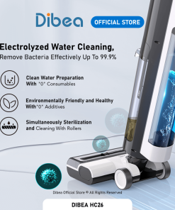 Dibea HC26 5-IN-1 Cordless Smart Wet Dry Floor Washer & Vacuum Cleaner ...